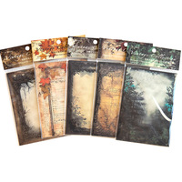 20 pièces/paquet Matériel Papier Errant Overture Série Rétro Manuel Décoration Matériaux 4 Sélections