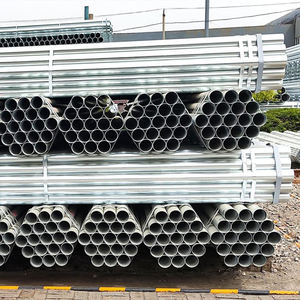 Tube rond en acier galvanisé de 1,5 pouce, 6 m, technique ERW à immersion à chaud pour la soudure de structures et de pipelines pétroliers avec pliage - Product Image 5