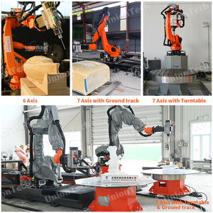 Sistema di Fresatura Robotico CNC a 6 Assi UnionTech <span class=keywords><strong>KUKA</strong></span> KR210 per Scultura e Incisione 3D di Schiuma, Legno e Pietra - Product Image 6