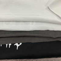 T-shirt personnalisé de luxe de haute qualité en coton épais et épais T-shirt imprimé uni pré-rétréci ringspun 300GSM Tshirt avec marque privée