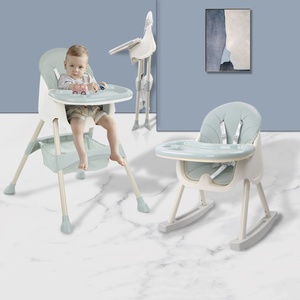 Chaise haute pour bébé de haute qualité, table portable pour enfants, chaise haute pliable, <span class=keywords><strong>hauteur</strong></span> réglable, chaise haute pour bébé 3 en 1 - Product Image 2