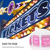 Billets Roll Tickets de tombola Billets de boisson numérotés consécutivement pour les événements