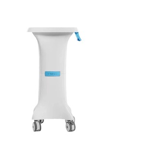 Newface Beauty Cart TC1B Four-<b>Wheel</b> Storage Rack Silent <b>Wheels</b> White <b>Plastic</b> - Product Image 1