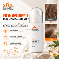 SILU Private Label Masker Rambut Tanpa Bilas Perawatan Perbaikan Molekuler untuk Rambut Rusak dan Mengembang Anti-Kusut Penghalus 80ml