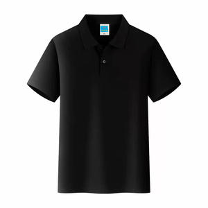 T-shirt polo unicolore pour homme-Matériau léger et à séchage rapide, idéal pour les sports, le golf et les aventures en plein air en été - Product Image 4