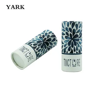 YARK Custom Luxury Design Custom Round Paper Tube Candle Jars Box Cylinder Paper Tube Box Packaging
