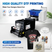Nouvelle imprimante à encre blanche compacte A3 XP600 pour transfert thermique sur vêtements, impression numérique DTF DIY