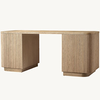 Bureau d'étude en bois massif personnalisé Rhoohill Jaipur avec tiroirs pour chambres, bureaux à domicile et chambres d'hôtel