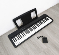 Piano numérique portable 61 touches avec clavier lumineux coloré, pliable, standard, Bluetooth Y-680
