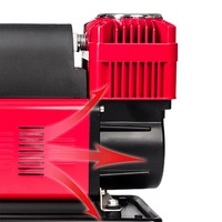 Kompresor Udara DC12V Heavy Duty Silinder Ganda 60mm Pompa Pengisi Ban Mobil Portabel