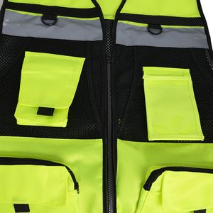 ULTAC High Visibility Yellow &amp; Black Security Vest Reflective <strong>Motorcycle</strong> Work <strong>Protective</strong> Safety Clothing