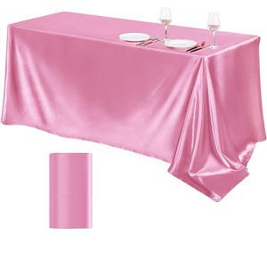 <span class=keywords><strong>Mantel</strong></span> Rectangular de Satén Brillante y Sedoso de 54x108 Pulgadas para Bodas, Fiestas, Banquetes y Eventos, Lavable, Desechable, Resistente al Aceite y al Agua, Estilo Europeo - Product Image 6
