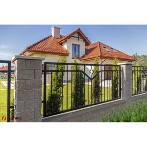 Blh-59 Garde-corps de balcon en fer forgé à tube carré au design simple, Corrimao Quadrado Da <span class=keywords><strong>Varanda</strong></span> Do Ferro Forjado, Garde-corps d'escalier en fer forgé - Product Image 2