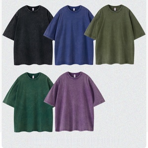 เสื้อยืดคอกลมผ้าฝ้ายถักเนื้อนุ่ม 230GSM ทรงโอเวอร์ไซส์ สไตล์วินเทจ สตรีทแวร์ ยูนิเซ็กส์ ใส่สบาย ระบายอากาศได้ดี เหมาะสำหรับฤดูร้อน - Product Image 3