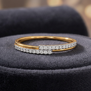 Gold Plated 925 <b>Silver</b> Luxury Emerald Cut Prong Set Moissanite <b>Eternity</b> Band <b>Ring</b> for Women's Wedding - Product Image 3