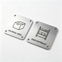 Plaque de signalisation métallique personnalisée pour zone de chargement, porte de quai, direction logistique d'entrepôt