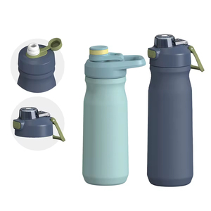 Custom Logo <b>750ml</b> Double Wall Insulated 304 Stainless Steel Bike Water <b>Bottle</b> for Road Cycling and Mountain Riding - Product Image 4