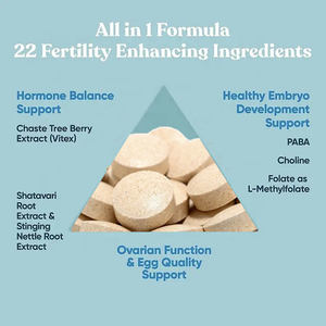 แท็บเล็ตวิตามินหลายเม็ดวิตามินโฟลิเอท <span class=keywords><strong>Myo</strong></span>-<span class=keywords><strong>Inositol</strong></span> อาหารเสริมเสริมความอุดมสมบูรณ์ของเพศหญิง - Product Image 2