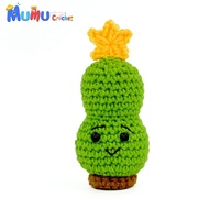Amigurumi au crochet fait main pour Noël et le Nouvel An, compagnon de bureau d'inspiration positive pour le soutien émotionnel, cadeau de vacances inspirant