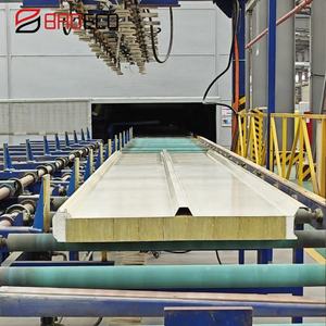 Panneau sandwich de <span class=keywords><strong>toiture</strong></span> en laine de roche à 3 nervures, prix d'usine, pour les projets de rénovation et d'extension de bâtiments - Product Image 1