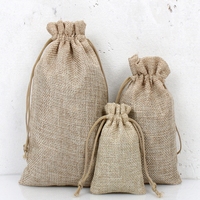 Sacs en jute de luxe faits main personnalisables avec cordon de serrage, imprimés en sérigraphie sur mesure, pour usage domestique, réutilisables, petits sacs d'épicerie et pour perruques