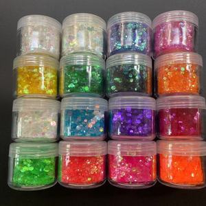 Paillettes irisées pour l'artisanat-Mélange arc-en-ciel épais avec paillettes (gobelets, <span class=keywords><strong>peinture</strong></span> murale, poudre acrylique) - Product Image 1