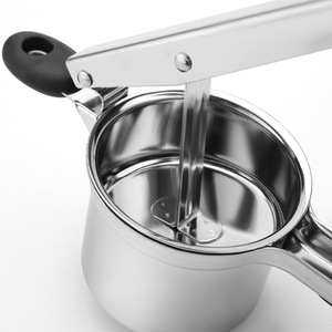 مكبس عصير يدوي من الفولاذ المقاوم للصدأ بمقبض سيليكون طائر على شكل طائر لأداة مادة PP للضغط الفعال للخضروات والفواكه - Product Image 6