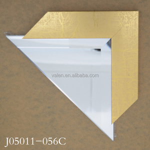 Venta caliente espejo marco moldeado FÁBRICA DE China desde 1994 proporciona servicio OEM/ODM oro plata PS moldeado para decoración de pared - Product Image 1