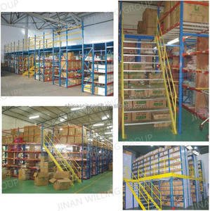Warehouse Multi-Layer Attic <strong>Storage</strong> Heavy Duty Rack Supported Steel <strong>Mezzanine</strong> <strong>Floor</strong> for Sale - Product Image 4