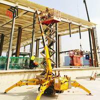 Mini-grue araignée portable, largeur maximale 650 mm, grue araignée pour accès à des portes étroites, fabricant