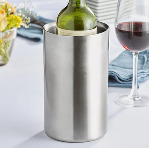 Double Walled Ice Bucket Stainless Steel Wine <b>Cooler</b> Metal Bar Ice Bucket Insulated Champagne Bucket Kitchen Equipment - Product Image 2
