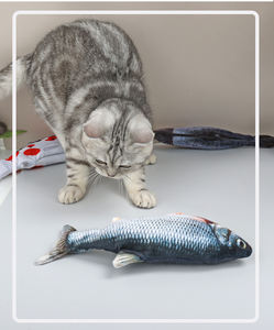 Juguete interactivo para gatos y peces, hierba gatera eléctrica con Usb, para bailar - Product Image 5