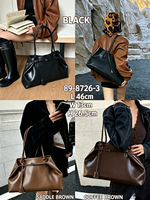 Sac à bandoulière en cuir véritable, nouveau design, grande capacité, sac fourre-tout décontracté, sacs sous le bras, sacs à main de luxe pour femmes, vente en gros