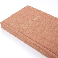 Carnet de notes A5 rose à couverture rigide en gros pour la planification de l'autosoins et une vie et un travail meilleurs