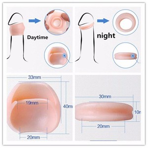 남성용 가장 인기있는 2피스 TPE 실리콘 성기 링, 사정 지연을 위한 포피 링 디자인 섹스 토이 - Product Image 2