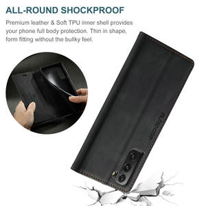 CaseMe-funda para Samsung <span class=keywords><strong>Galaxy</strong></span> S23, <span class=keywords><strong>S22</strong></span>, S21, S10, S9, S8, accesorios RFID, funda para teléfono móvil Samsung <span class=keywords><strong>Galaxy</strong></span> <span class=keywords><strong>S22</strong></span> - Product Image 4