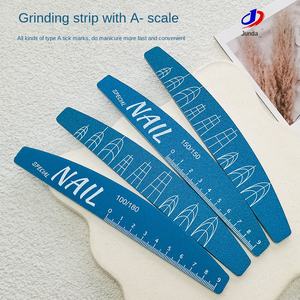แถบขัดเล็บสองด้านแบบล้างทำความสะอาดได้ ยี่ห้อ Junda พร้อมไม้บรรทัดวัดขนาดสำหรับทำเล็บ  พร้อมตะไบเล็บแบบมืออาชีพ - Product Image 6