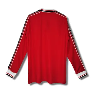 Custom Unisex Retro Football Uniform Classic 98/99 Club Long Sleeve Jersey Digital Print Game Training Team for Adults