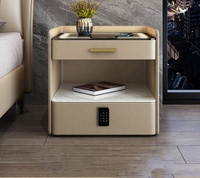 NOVA offre spéciale armoire de chevet intelligente armoire de chevet en bois massif chargement sans fil armoire de chevet multifonctionnelle