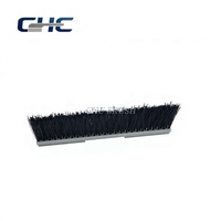 Bande de brosse à fentes pour convoyeur, joint d'étanchéité pour portes et machines, bande de brosse industrielle en alliage d'aluminium sur mesure, brosse à bande en nylon
