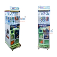 Machine de jeu d'arcade commerciale Lifun Fun Play Crane personnalisée avec accepteur de billets, attrape-poupées, attrape-cadeaux et casier à prix