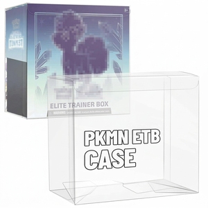 Étui de protection PKMN ETB 0,5 mm, protection UV, ultra transparent, anti-rayures, en plastique PET, pour Pokémon ETB Elite Trainer Box - Product Image 1