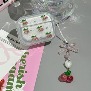 Nouvelle colle rose cerise pour AirPods Pro 1 2 Étui pour écouteurs sans fil Bluetooth en TPU souple Phantom pour AirPods 1 2 3 4 Étui pour écouteurs - Product Image 4