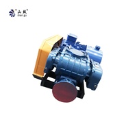 Souffleur d'air Roots électrique à refroidissement par eau, robuste, en acier inoxydable, à double réservoir d'huile, modèle RSR-200H