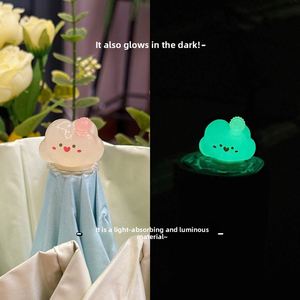 Paraguas Plegable de Tres Pliegues con Diseño Creativo de Nubes, Protección UV Automática, Luminoso, con Logotipo Personalizado a Color, Regalo para Mujer - Product Image 3