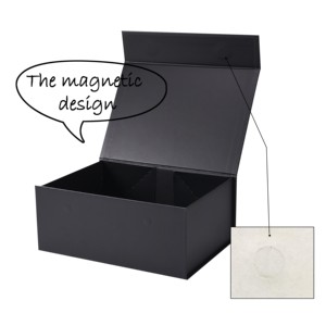 Caja de Regalo Magnética Plegable de Papel, Tamaño Personalizado, Caja de Regalo Tipo Cartera - Product Image 3