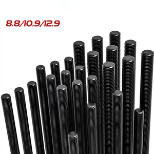 Haste rosada direta do aço de alto carbono da fábrica, preta 8.8 10.9 12.9 grau - Product Image 3