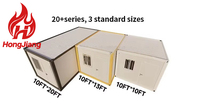 Maisons mobiles en conteneurs personnalisées, véranda, groupe de dortoirs, bureau, bâtiment, pièce, maison préfabriquée en conteneurs, villa