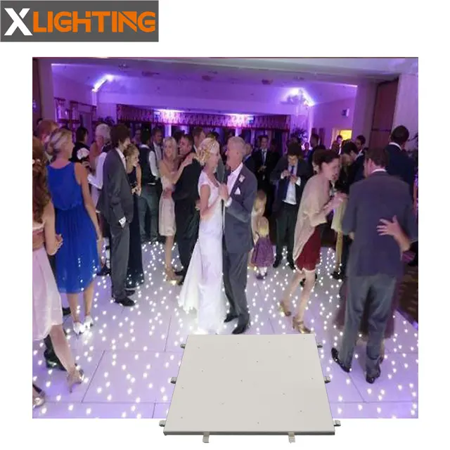 Fabriek Prijs Acryl Verlichte Verlichte Vloertegels Bruiloft Ster Starlit Led Dance Floor