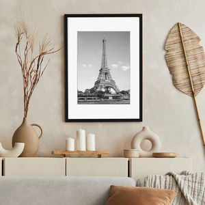 Moldura de Madeira Sólida MDF Preta para Mesa ou Parede 11x14 polegadas para Decoração de Casa - Product Image 4